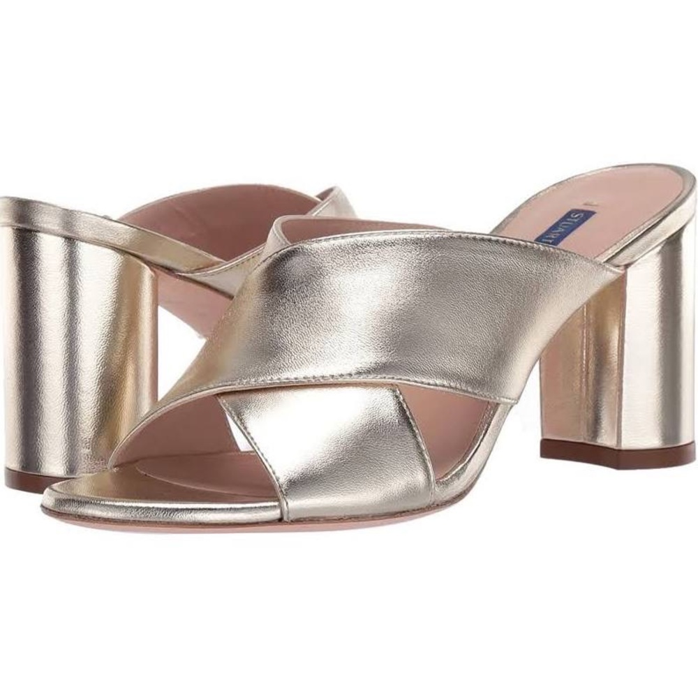 NWT Stuart Weitzman “Galene” metallic heel SZ 9.5